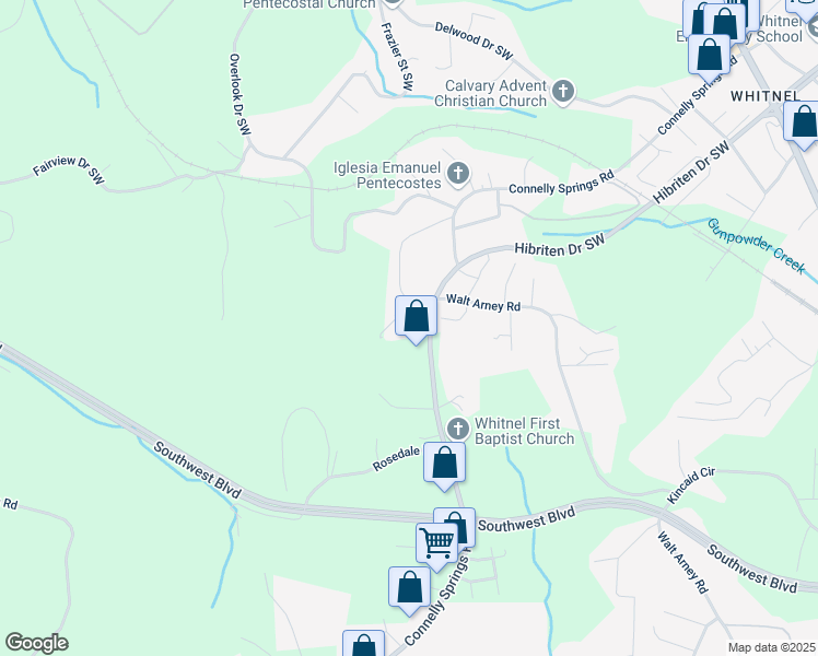 map of restaurants, bars, coffee shops, grocery stores, and more near 902 Connelly Springs Road in Lenoir