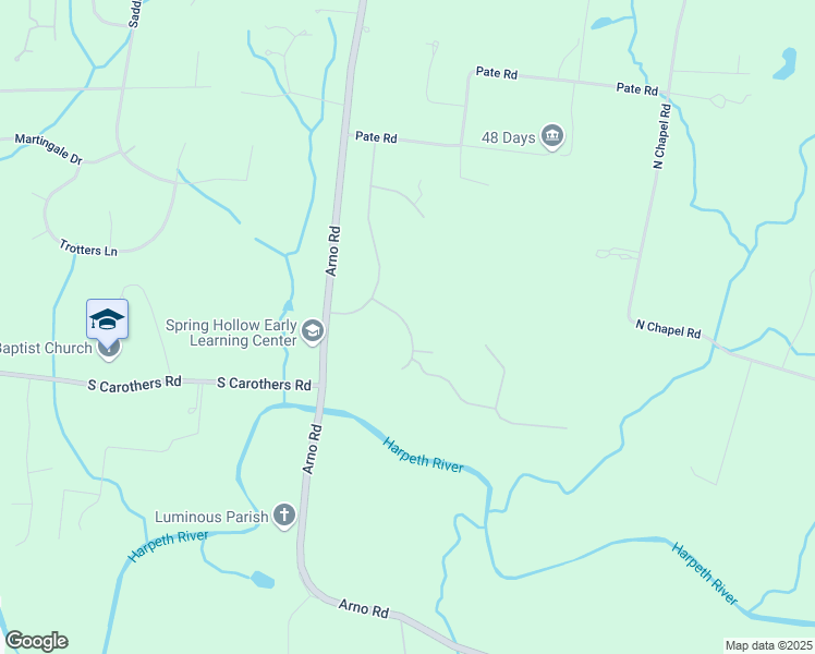 map of restaurants, bars, coffee shops, grocery stores, and more near 4404 Peytona Lane in Franklin