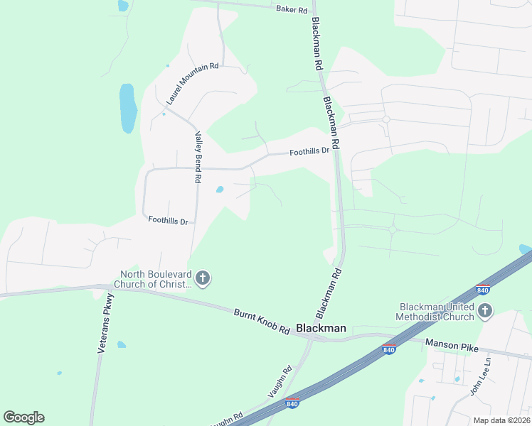 map of restaurants, bars, coffee shops, grocery stores, and more near 3110 Glenview Drive in Murfreesboro