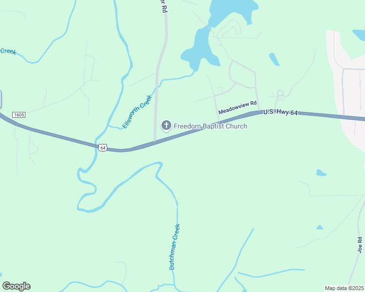 map of restaurants, bars, coffee shops, grocery stores, and more near 2068 U.S. 64 in Mocksville