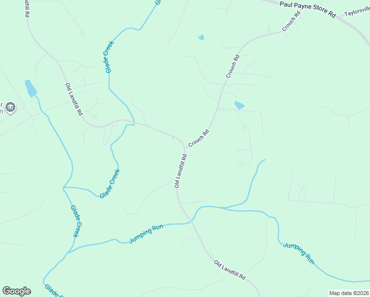 map of restaurants, bars, coffee shops, grocery stores, and more near 2 Crouch Road in Taylorsville