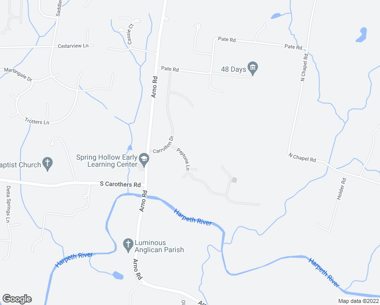 map of restaurants, bars, coffee shops, grocery stores, and more near 4404 Peytona Lane in Franklin