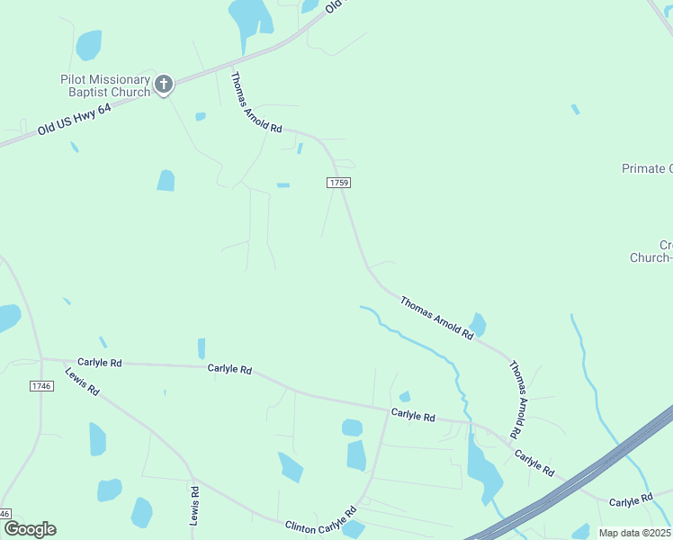 map of restaurants, bars, coffee shops, grocery stores, and more near 374 Thomas Arnold Road in Zebulon