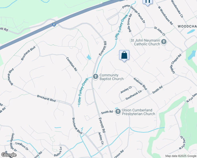 map of restaurants, bars, coffee shops, grocery stores, and more near 805 Lindenhall Circle in Knoxville