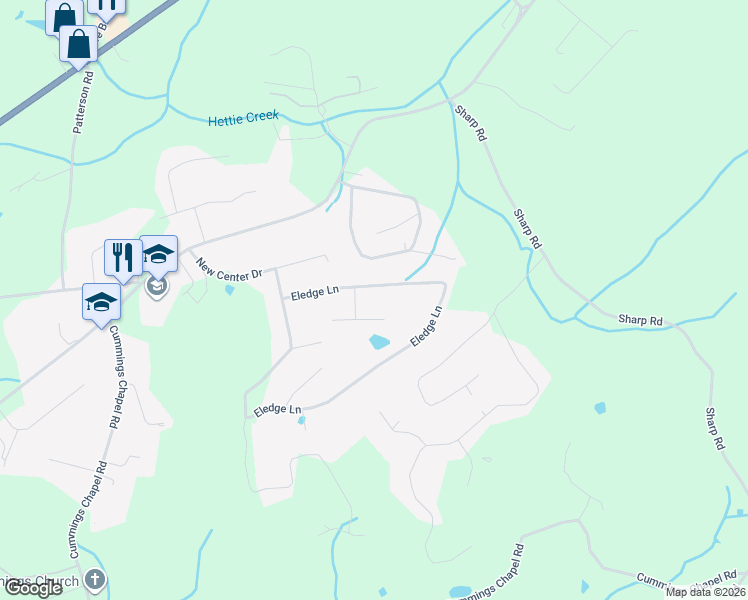 map of restaurants, bars, coffee shops, grocery stores, and more near 2844 Eledge Lane in Sevierville