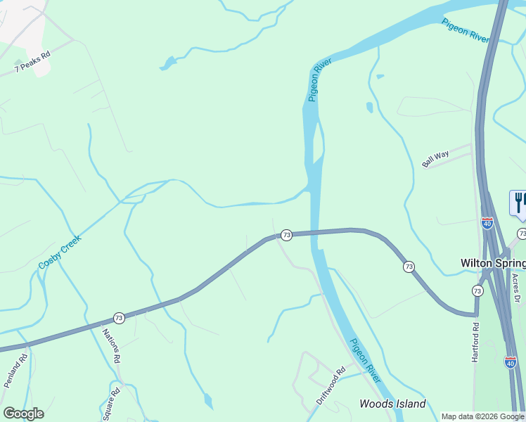 map of restaurants, bars, coffee shops, grocery stores, and more near 1874 Martin Way in Newport