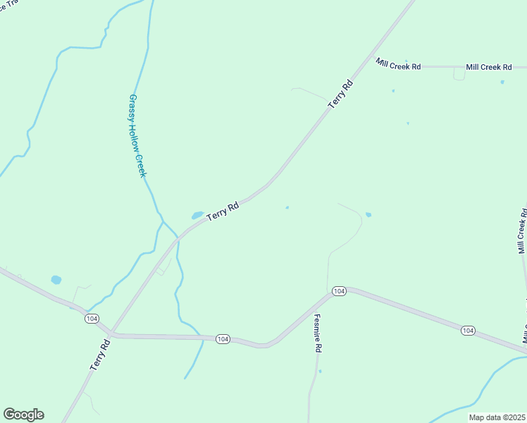 map of restaurants, bars, coffee shops, grocery stores, and more near 7745 Terry Road in Cedar Grove
