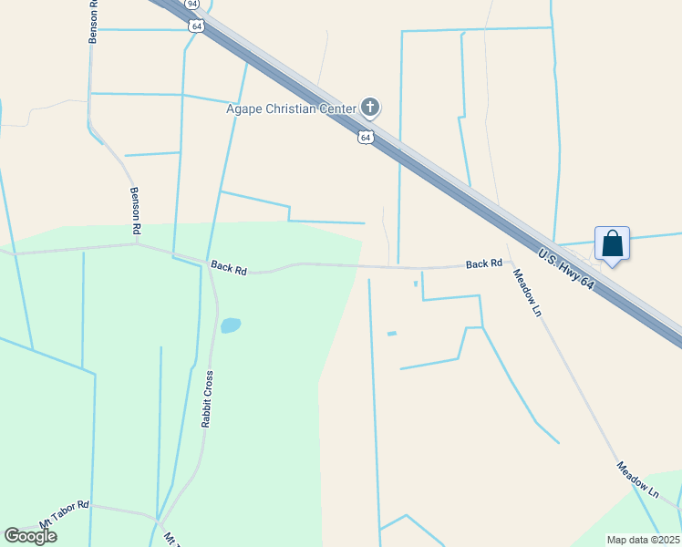 map of restaurants, bars, coffee shops, grocery stores, and more near Back Road in Creswell
