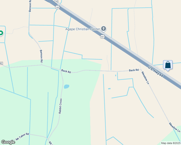 map of restaurants, bars, coffee shops, grocery stores, and more near State Road 1142 in Creswell
