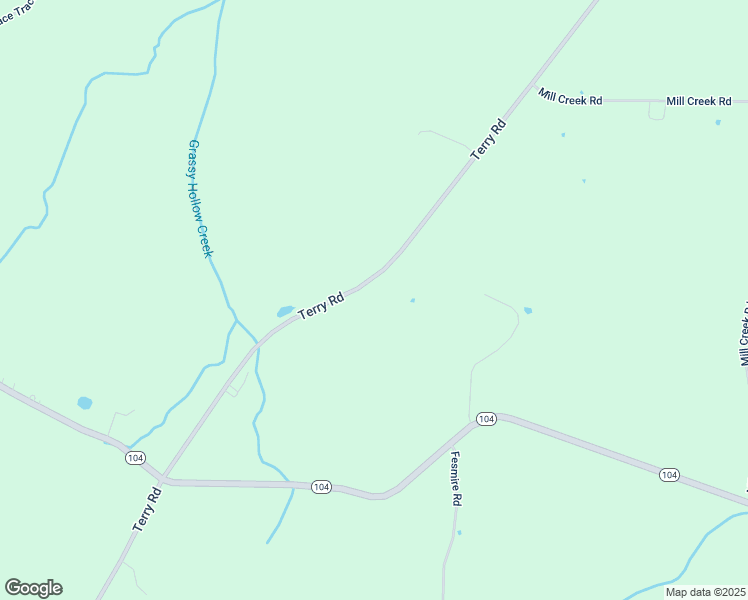 map of restaurants, bars, coffee shops, grocery stores, and more near 7745 Terry Road in Cedar Grove