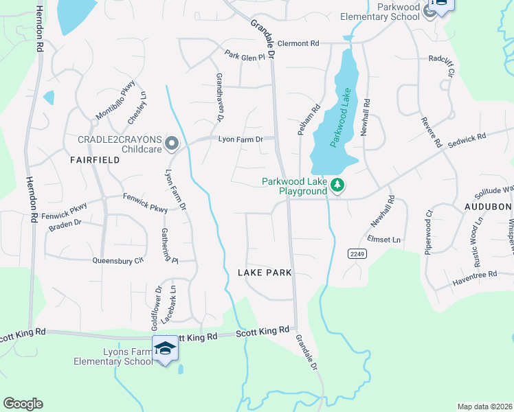 map of restaurants, bars, coffee shops, grocery stores, and more near 5702 Williamsburg Way in Durham
