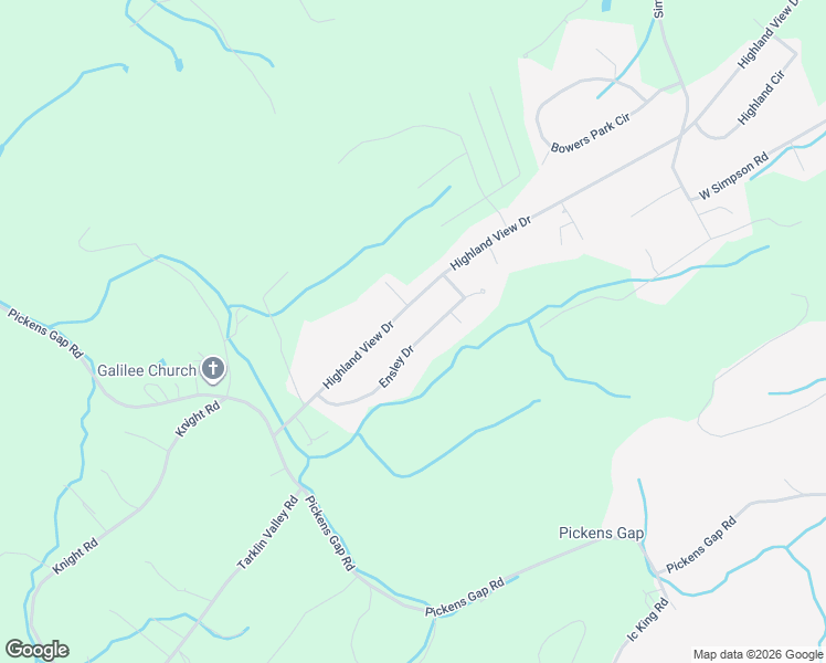 map of restaurants, bars, coffee shops, grocery stores, and more near 533 Ensley Drive in Knoxville