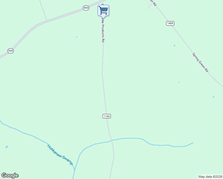 map of restaurants, bars, coffee shops, grocery stores, and more near 1757 Robersonville Products Road in Williamston