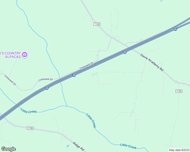 map of restaurants, bars, coffee shops, grocery stores, and more near 275 Dorse Road in Mocksville