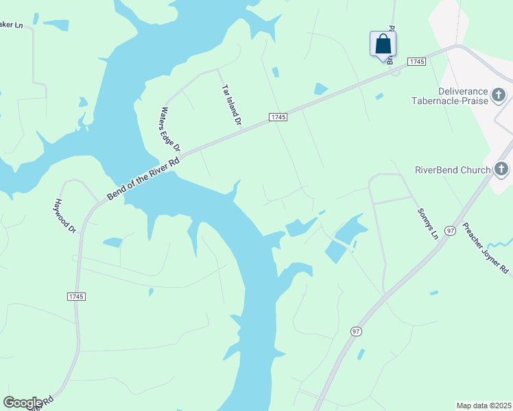map of restaurants, bars, coffee shops, grocery stores, and more near 6355 Pointe Lane in Rocky Mount