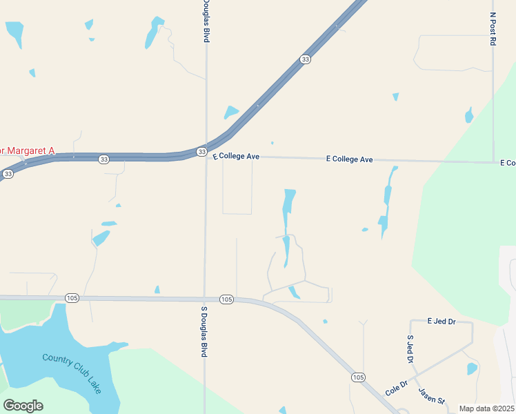 map of restaurants, bars, coffee shops, grocery stores, and more near 610 Camryn Lane in Guthrie