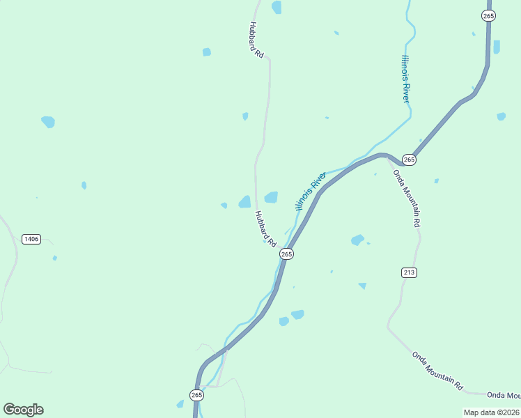 map of restaurants, bars, coffee shops, grocery stores, and more near 15690 Hubbard Road in West Fork