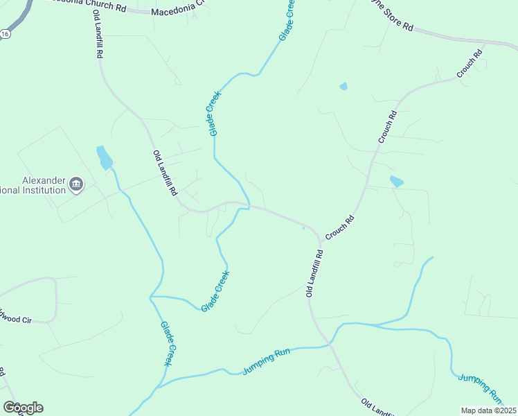 map of restaurants, bars, coffee shops, grocery stores, and more near Old Landfill Road in Taylorsville