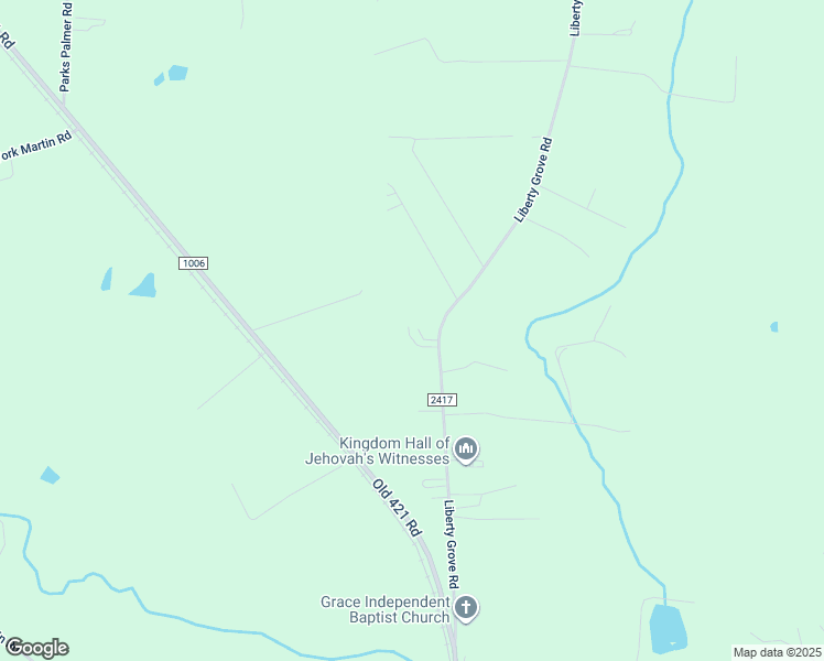 map of restaurants, bars, coffee shops, grocery stores, and more near 4957 Liberty Grove Road in Liberty