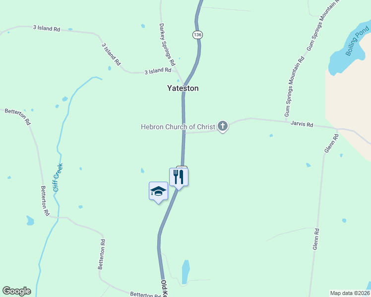 map of restaurants, bars, coffee shops, grocery stores, and more near 14355-14435 Old Kentucky Road in Sparta