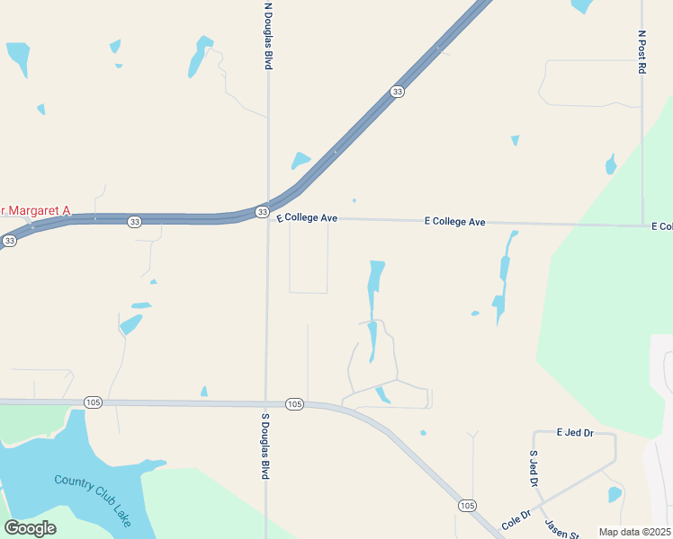 map of restaurants, bars, coffee shops, grocery stores, and more near 610 Camryn Lane in Guthrie