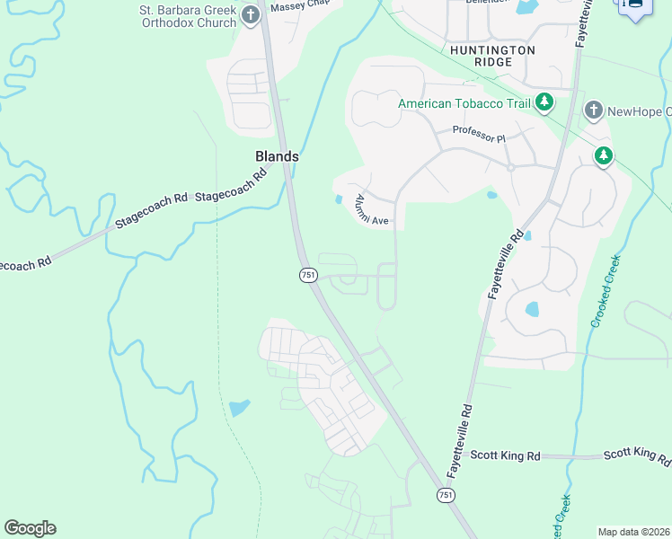 map of restaurants, bars, coffee shops, grocery stores, and more near 111 Tenure Circle in Durham