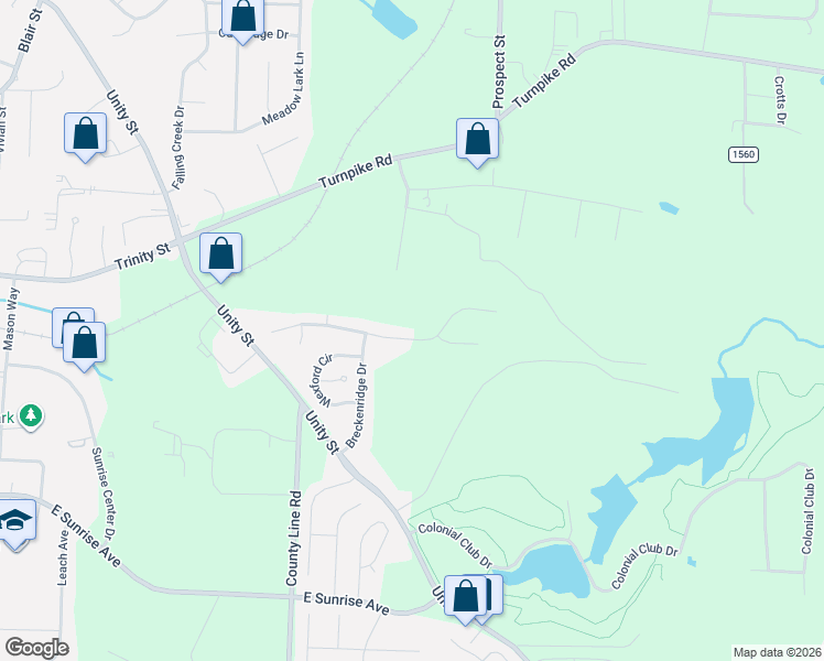 map of restaurants, bars, coffee shops, grocery stores, and more near 308 Freemont Drive in Thomasville