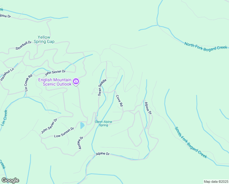 map of restaurants, bars, coffee shops, grocery stores, and more near 1081 Cove Road in Sevierville
