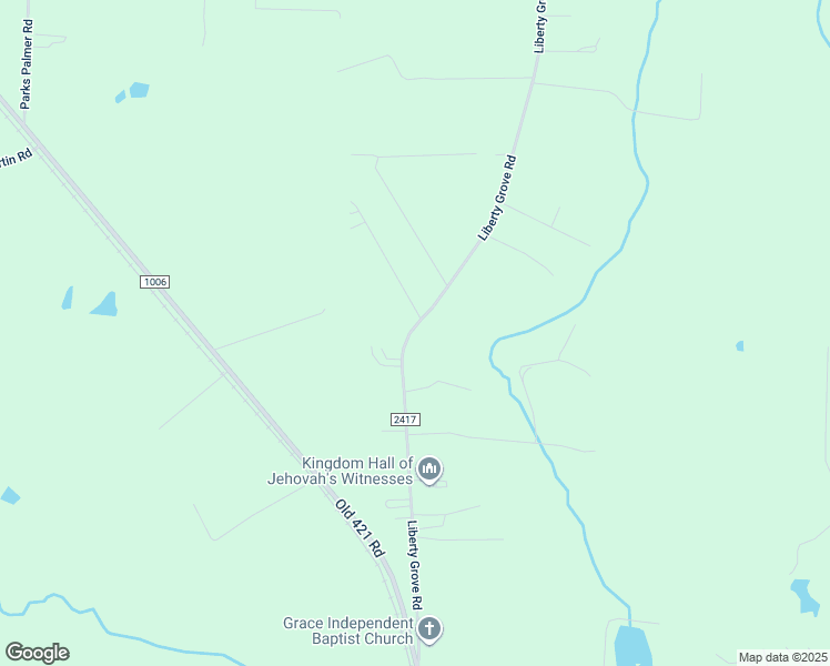map of restaurants, bars, coffee shops, grocery stores, and more near 4996 Liberty Grove Road in Liberty