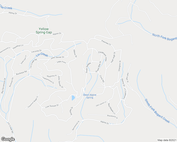 map of restaurants, bars, coffee shops, grocery stores, and more near 955 Green Bay Drive in Sevierville