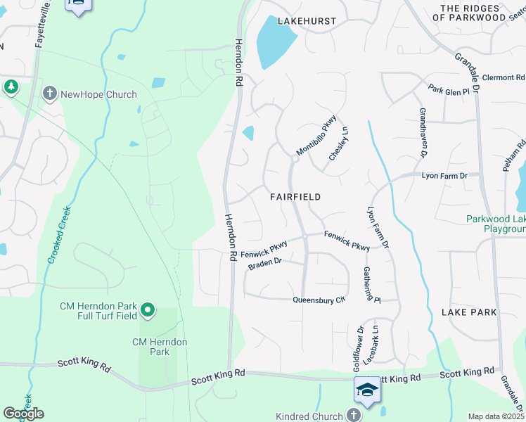 map of restaurants, bars, coffee shops, grocery stores, and more near 204 Wendover Lane in Durham
