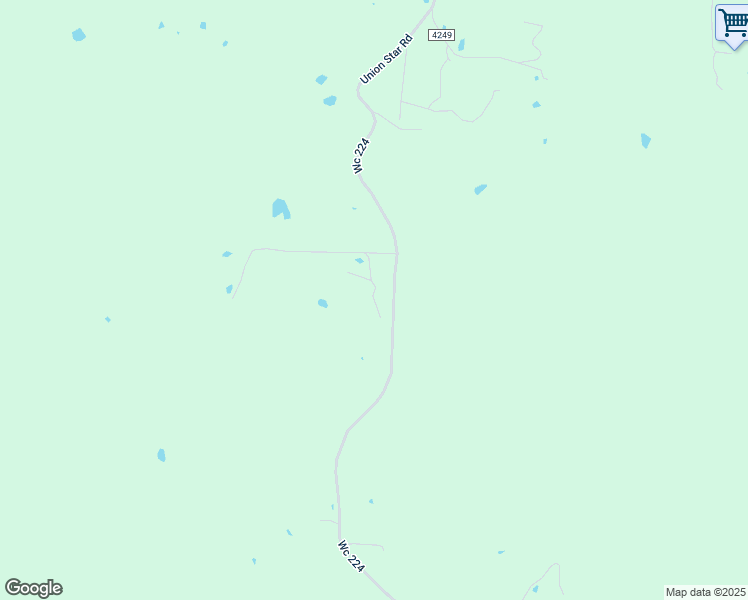 map of restaurants, bars, coffee shops, grocery stores, and more near 15527 Union Star Road in Winslow