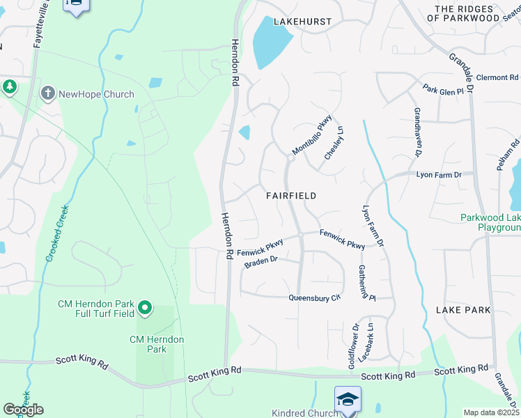map of restaurants, bars, coffee shops, grocery stores, and more near 204 Wendover Lane in Durham