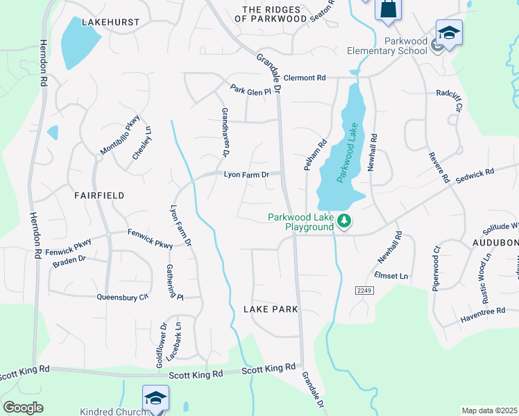 map of restaurants, bars, coffee shops, grocery stores, and more near 10 Stonehouse Court in Durham