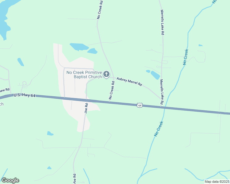map of restaurants, bars, coffee shops, grocery stores, and more near 124 No Creek Road in Mocksville