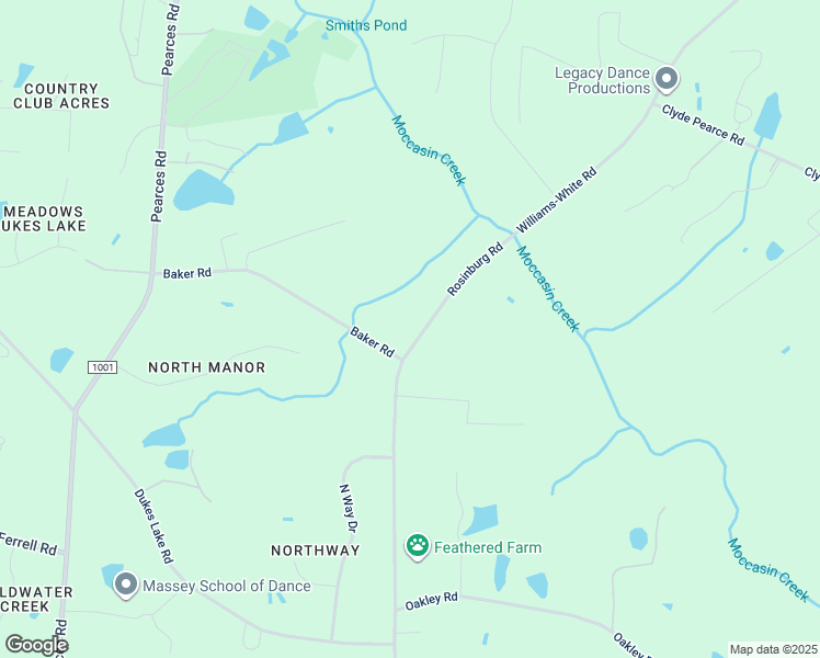 map of restaurants, bars, coffee shops, grocery stores, and more near 3909 Rosinburg Road in Zebulon