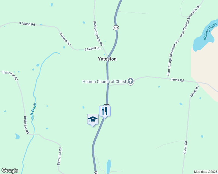 map of restaurants, bars, coffee shops, grocery stores, and more near 14212-14900 Old Kentucky Road in Walling