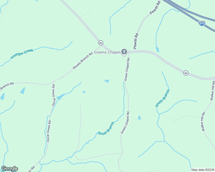 map of restaurants, bars, coffee shops, grocery stores, and more near 5723 Green Chapel Road in Franklin