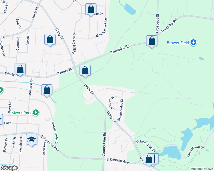 map of restaurants, bars, coffee shops, grocery stores, and more near 193 Freemont Drive in Thomasville