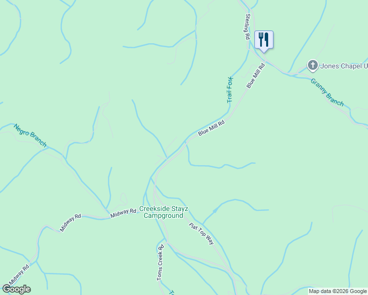 map of restaurants, bars, coffee shops, grocery stores, and more near 905-951 Blue Mill Rd in Del Rio