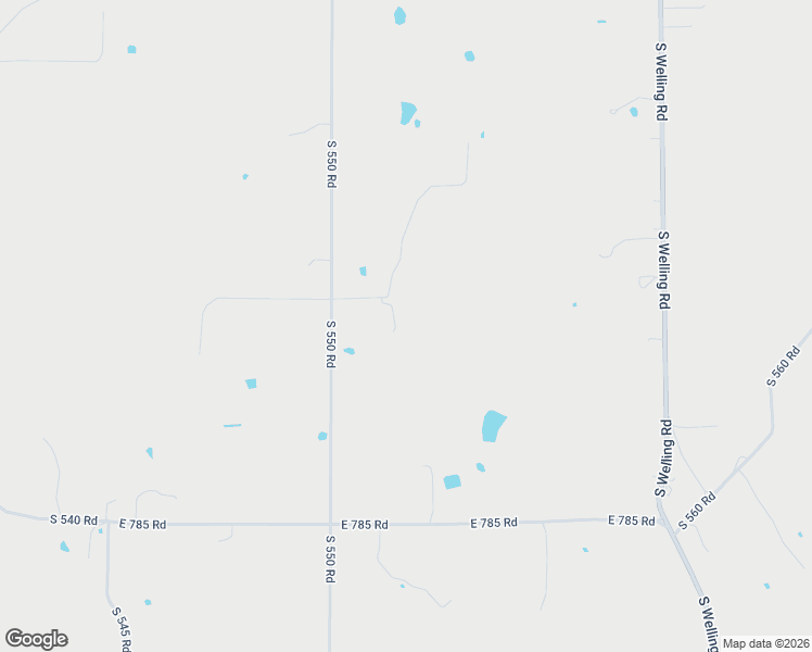 map of restaurants, bars, coffee shops, grocery stores, and more near 22021 East 780 Road in Tahlequah