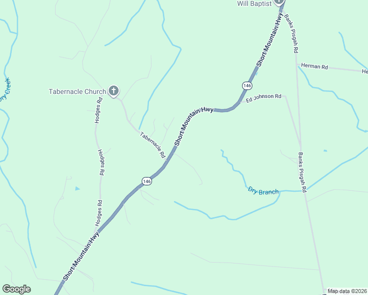 map of restaurants, bars, coffee shops, grocery stores, and more near 9225 Short Mountain Highway in Smithville