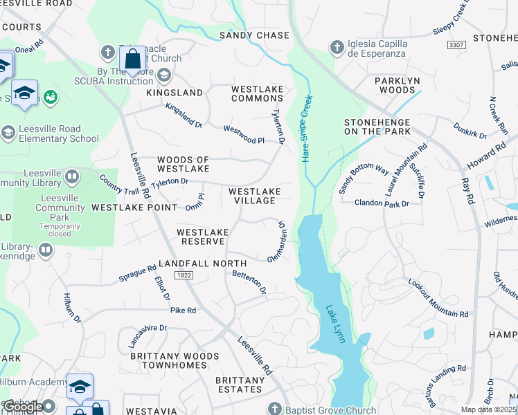 map of restaurants, bars, coffee shops, grocery stores, and more near 7604 Pebblestone Court in Raleigh