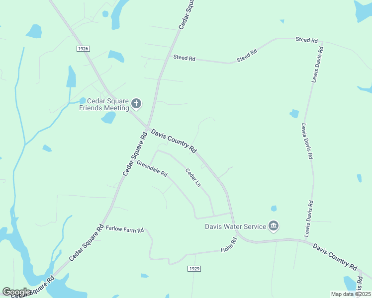 map of restaurants, bars, coffee shops, grocery stores, and more near 7309 Davis Country Road in Randleman