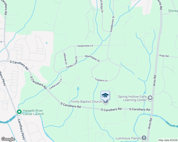 map of restaurants, bars, coffee shops, grocery stores, and more near 701 Trotters Ct in Franklin