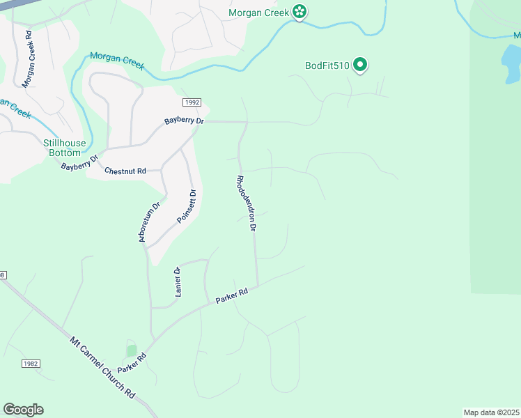 map of restaurants, bars, coffee shops, grocery stores, and more near 201 Bolinas Court in Chapel Hill