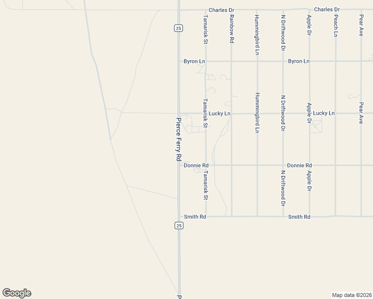 map of restaurants, bars, coffee shops, grocery stores, and more near 26150 Pearce Ferry Road in Meadview