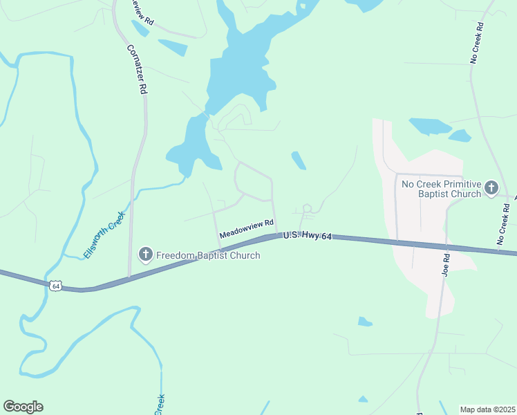 map of restaurants, bars, coffee shops, grocery stores, and more near 117 Shadybrook Road in Mocksville