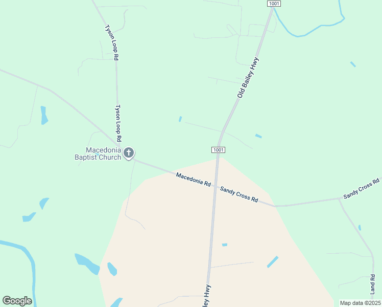 map of restaurants, bars, coffee shops, grocery stores, and more near 1216 Macedonia Road in Spring Hope