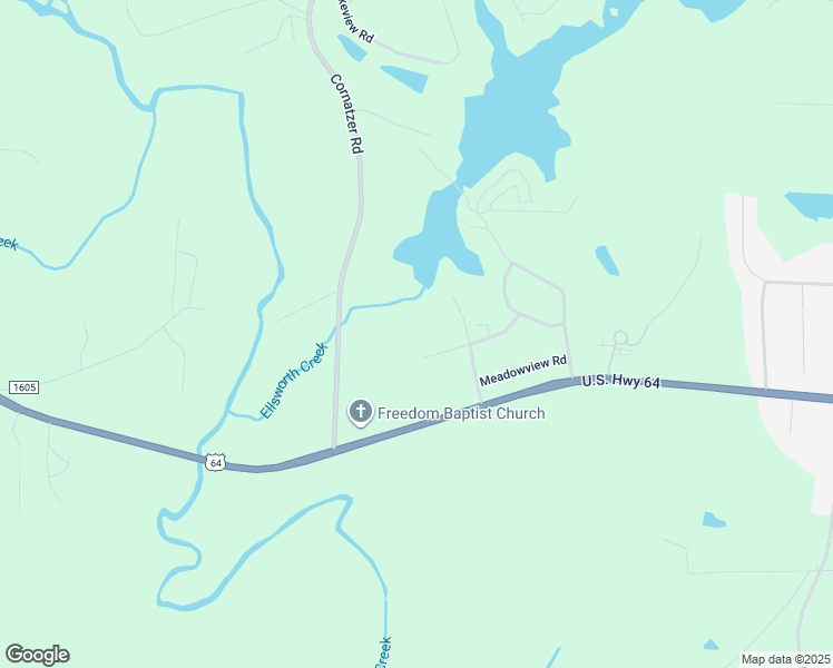 map of restaurants, bars, coffee shops, grocery stores, and more near 194 Cedar Ridge Road in Mocksville